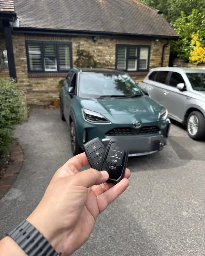 Toyota Yaris Cross key coded at a home in Essex