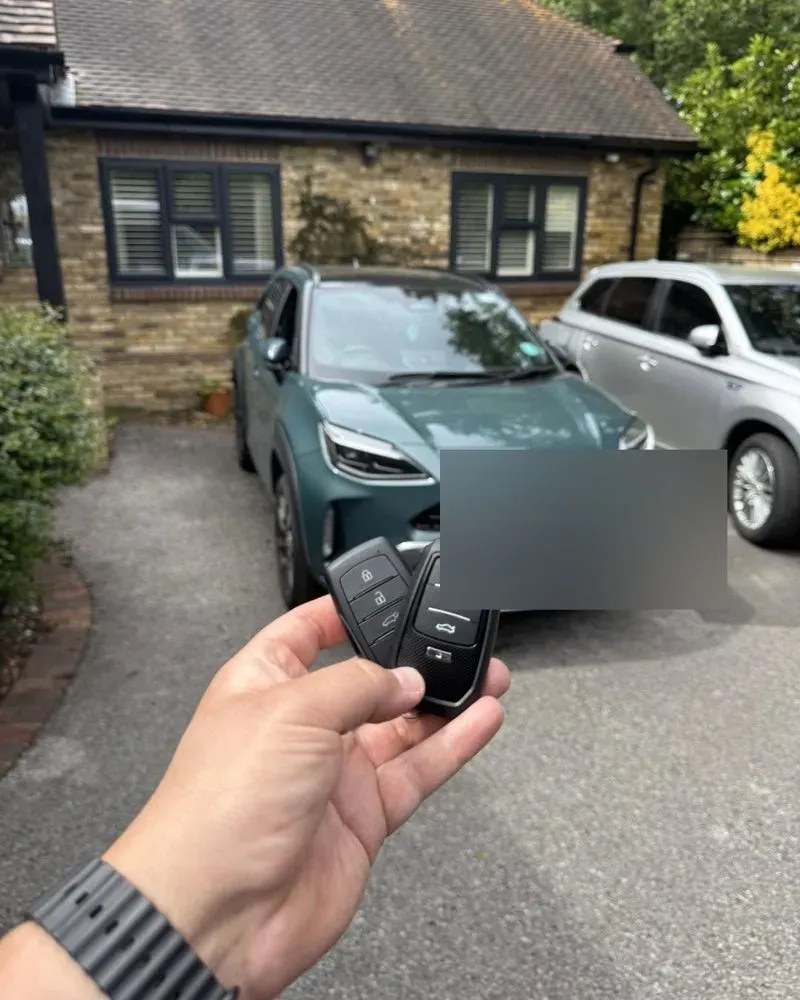 Toyota smart key programmed and tested at the vehicle in Essex